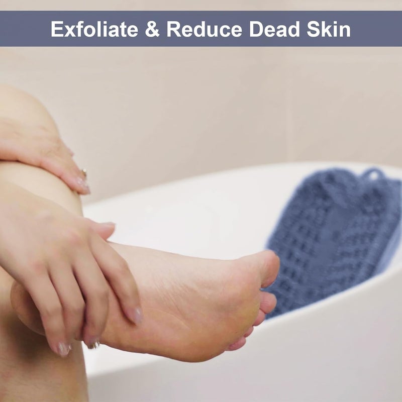 BESKAR Shower Foot Scrubber Mat with Non-Slip Suction Cups, Foot Spa Brush for Cleaning & Exfoliating Your Feet No Bend, Foot Points Reflexology Mat for Relax Your Feet - Image 4